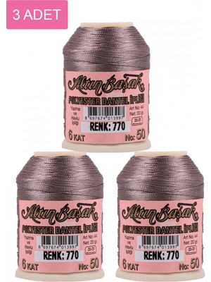 3 Adet Altınbaşak Oya ve Dantel Ipi 20 gr -  - No: 770