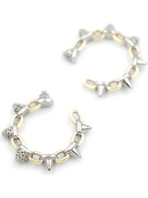 2'li Kıkırdak Küpe - Altın