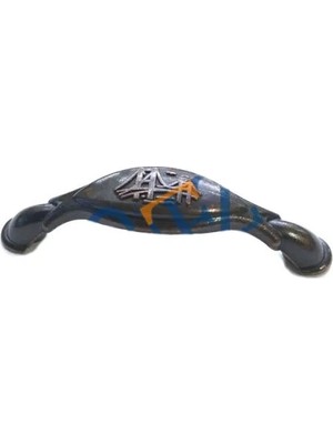Dekoratif Zamak Boğaziçi Kulp - 64MM, Eskitme, 100 Adet