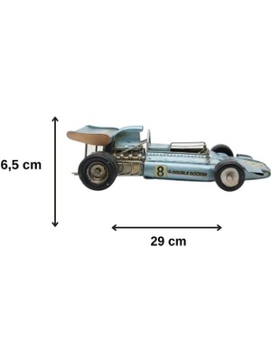 Dekoratif Metal Yarış Arabası