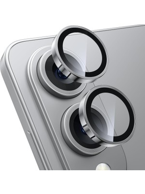 Samsung Galaxy S25 Edge Uyumlu Safir Lens Koruyucu Su Geçirmez Iz Bırakmaz Kamera Koruyucu