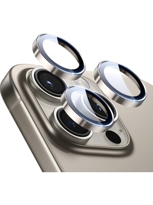Samsung Galaxy S25 Ultra Uyumlu Safir Lens Koruyucu Su Geçirmez Iz Bırakmaz Kamera Koruyucu