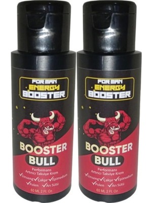 Booster Bull 2 Tane Erkeklere Özel Kremi 60 ml - 2 Adet 60 ml LSMYN120