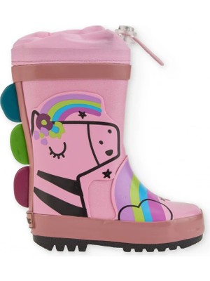 Tuc Tuc Unicorn Tasarımlı Kız Çocuk Yağmur Çizmesi