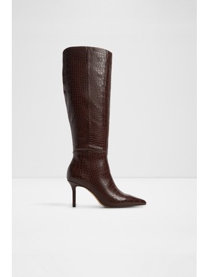 Aldo Saphiria Çizme Topuklu Çizme - Kahverengi