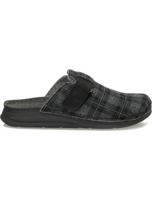 Polaris Siyah Erkek Önü Kapalı Ayakkabı Tekstil/PVC Malzemeden Konforlu Kullanım İçin Tasarlandı