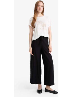 DeFacto Relax Fit Geniş Paça Kapri G1552AX25HS