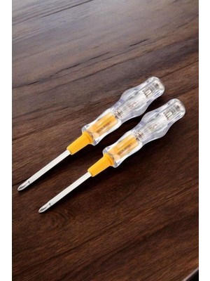 Sepetim Kontrol Kalemi Nikel Kaplama Çift Başlıklı Test Cihazı