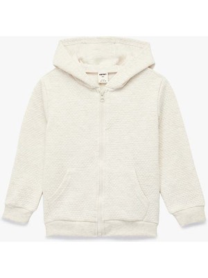 Koton  Bej Kız Bebek Sweatshirt 6WMG10094AK