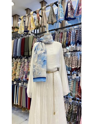 Nazlı Bahar Şal Mavi