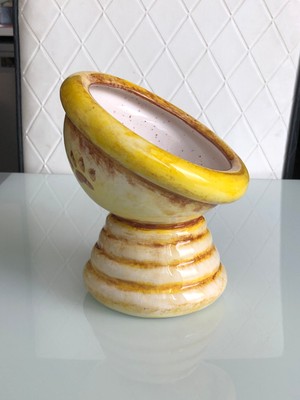 Kedi Mama Kabı, Yüksek,renkli, El Yapımı,