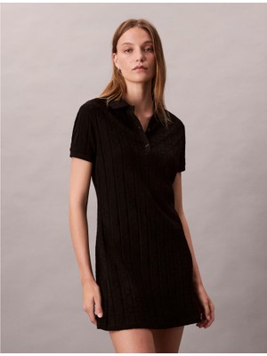 Ck LV044D208G Ss Aop Jacquard Mını Kadın Elbise