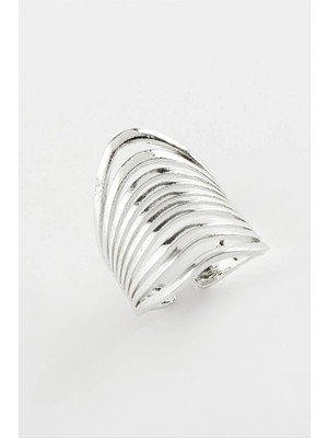 Buğz Oval Metal Yüzük