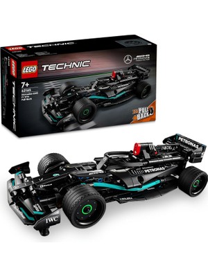 LEGO Technic Mercedes-Amg F1 W14 E Performance Pull-Back 42165-7 Yaş ve Üzeri Çocuklar Için Koleksiyonluk Yaratıcı Yarış Arabası Model Yapım Seti, Doğum Günü Hediyesi Fikri (240 Parça)