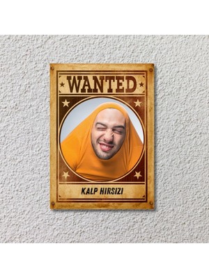 Kişiye Özel Eğlenceli Wanted Poster – Aranıyor Tasarım
