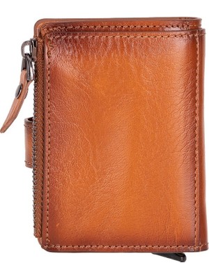 Rodos Hakiki Deri, El Yapımı, Pop-Up Kartlık Cüzdan, Gölgeli Taba