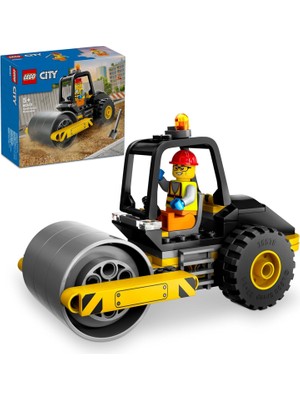 LEGO City Yol Silindiri 60401 – 5 Yaş ve Üzeri Erkek ve Kız Çocuklar Için Yapılabilir Inşaat Aracı, Yaratıcı Oyun ve Öğrenim Için Harika Doğum Günü Hediyesi Fikri (78 Parça)