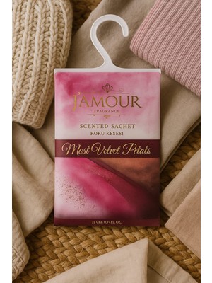 J'amour Parfüm Kokulu Most Velvet Askılı Dolap ve Çamaşır Koku- Uzun Süre Etkili Kalıcı Parfüm Kokusu