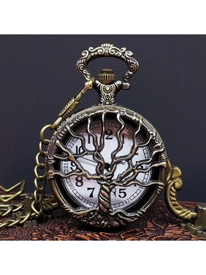 Hayat Ağaçı Tasarımlı Köstekli Saat