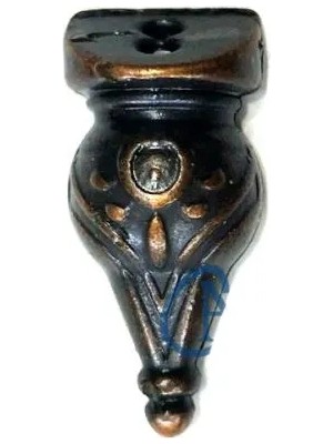 Minare Sandık Ayağı, Kutu Ayak 3 cm - Eskitme, 100 Adet