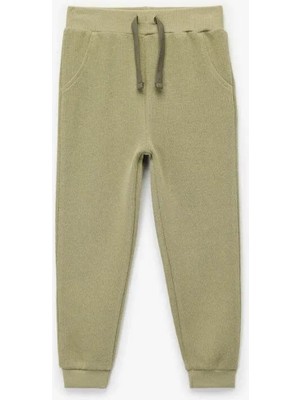 Koton Pamuklu Jogger Yeşil Erkek Bebek Eşofman Altı 6WMB40025TK