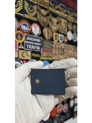 J. Asayiş Yelek Için Teğmen Lacivert 3D Tpu Minyatür Rütbesi, Yeni Tip Cırtlı, Standart Ölçü,