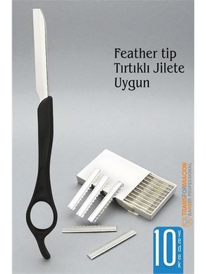 Modacar Feather Tip Jiletli Ustura 10 Yedek Jiletli Profesyonel