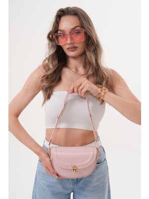 Çapraz Askı Kadın Çantası - Özel Ayarlamalı - Renk 1 - Pembe
