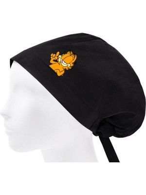 Tesettür Bone Garfield Doktor Hemşire Hastane Diş Doktoru Aşçı Bonesi | Cerrahi Bone