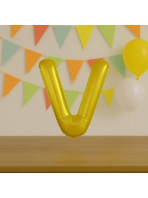 100 cm Gold Harf Folyo Balon 40 Inç