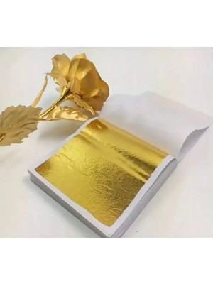 Aeç Tasarım Altın Yaprak Varak 100 Adet Epoksi Reçine