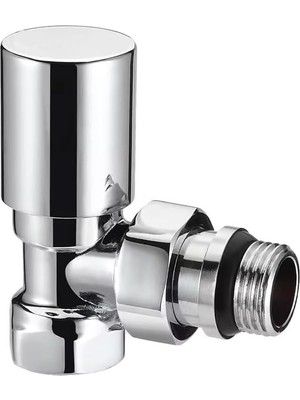 Radyatör Havlupan Vanası Köşe Tip 1/2'' Krom KVN101