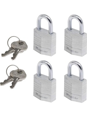 Lock Küçük Asma Kilitler  [4'lü Set] [aynı Kilit? End] 9120EURQNOP — Sırt Çantaları, Bavul, Bilgisayar Çantaları ve Daha Fazlası Için Ideal