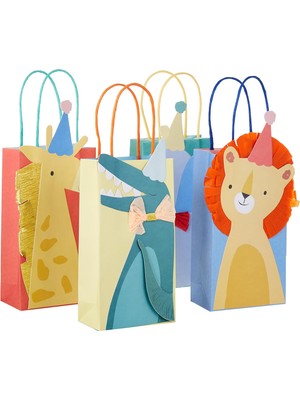 Meri - Animal Parade Party Bags - Hayvanlar Geçit Töreni Parti Çantaları (8'li)