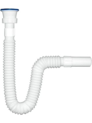 Körüklü Lavabo Sifonu Lavabo Gider Borusu 33X80 cm 1410