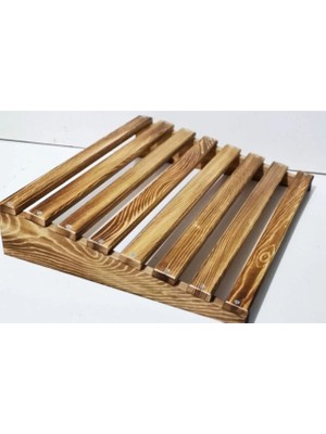 Masa Altı Ayaklık Ahşap Ayak Yükseltici Ayak Standı Masa Doğal Ahşap Ayaklıık Eskitme