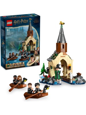 Harry Potter Hogwarts Şatosu Kayıkhanesi 76426 – 8 Yaş ve Harry Potter Hayranları Kız ve Erkek Çocukları Için 7 Minifigür Içeren Yaratıcı Oyuncak Yapım Seti, Doğum Günü Hediyesi Fikri (350 Parça)