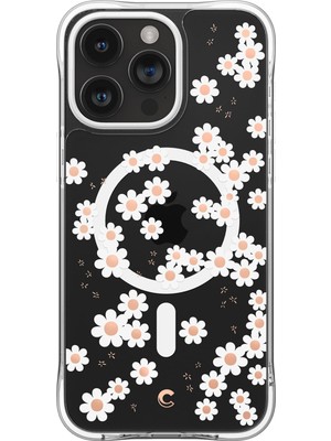 Ciel By Cyrıll iPhone 15 Pro Max Kılıf Cecile Mag Magsafe Özellikli White Daisy - ACS06624