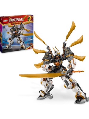 Cole’un Titan Ejderha Robotu 71821 – 12 Yaş ve Üzeri Kız ve Erkek Çocukları Için Cole Minifigürü Içeren Yaratıcı Oyuncak Yapım Seti, Çocuklar Için Doğum Günü Hediyesi Fikri (1055 Parça)