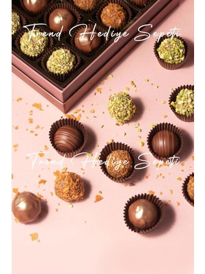 Hediye Sepeti Takribi 200 Adet Küçük Boy Kahverengi Truff Çikolata Kağıdı, Muffin Kek Kalıbı, Lokum Kağıdı 35X20 mm Doğum Günü Parti Dekorasyonu Için