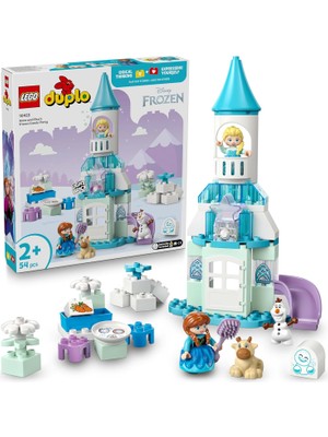 ® │  Anna ve Elsa’nın Karlar Ülkesi Şato Partisi 10455 – 2 Yaş ve Üzeri  Hayranı Çocuklar Için Hayal Gücü Geliştiren Yaratıcı Oyuncak Yapım Seti, Doğum Günü Hediyesi (54 Parça)