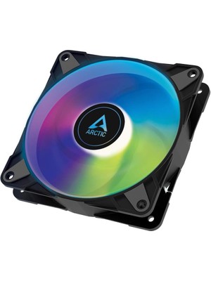 P12 Pwm Pst A-Rgb 0db - 120 mm Pwm Kasa Fanı, Statik Basınç Için Optimize Edilmiştir, Kasa Fanı, Yarı Pasif: 0-2000 Devir/dakika, 5V 3 Pin Argb-Led, Tek Fan - Siyah