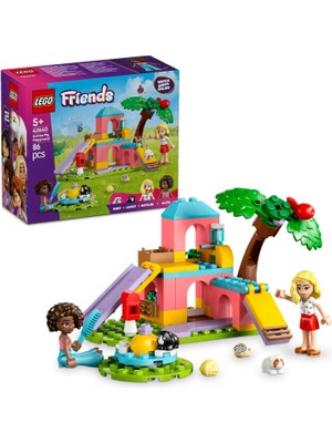 Friends Ginepig Oyun Parkı 42640-5 Yaş ve Üzeri Kız ve Erkek Çocukları Için Yaratıcı Oyuncak Yapım Seti, Doğum Günü Hediyesi (86 Parça)