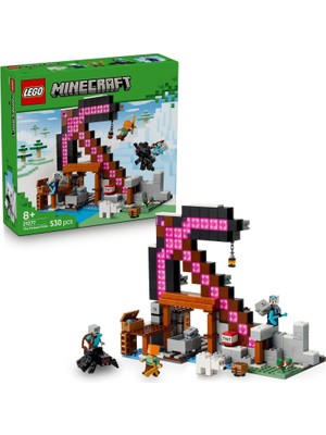 Minecraft Kazma Madeni 21277-8 Yaş ve Üzeri Minecraft Hayranı Çocuklar Için Video Oyunu Temalı, Dekoratif Yaratıcı Oyuncak Yapım Seti, Doğum Günü Hediyesi Fikri (530 Parça)