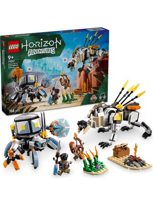 Horizon Adventures Aloy ve Varl, Metalkabuk ve Hızardiş’e Karşı 77037-9 Yaş ve Üzeri Çocuklar Için Yaratıcı Oyuncak Yapım Seti, Doğum Günü Hediyesi (768 Parça)