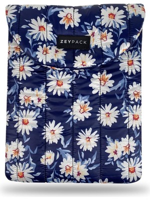Puffer Floral Laptop Case, Su Itici, Koruyucu Pedli Bilgisayar Çantası,13’’/14’’, Macbook,tablet,ipad,laptop Kılıfı, Çiçek Desenli
