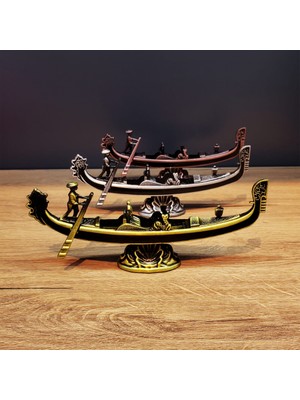 Metal Dekoratif Venedik Kayık