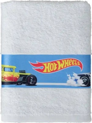 Lisanslı Hot Wheels Yüz Havlusu 50X70 cm