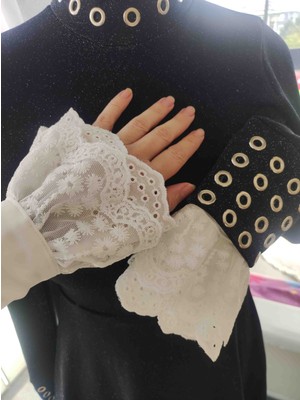 Firuz Rukye Gipurlu Uzatıcı Manşet Kolluk