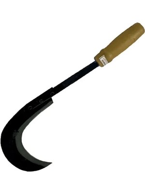 Sürmene Kırmızı Plastik Saplı Orak 43 cm - Buğday Hasadı ( Lisinya )